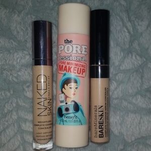 2 Concealers and pore primer